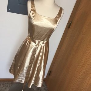 a champagne dress